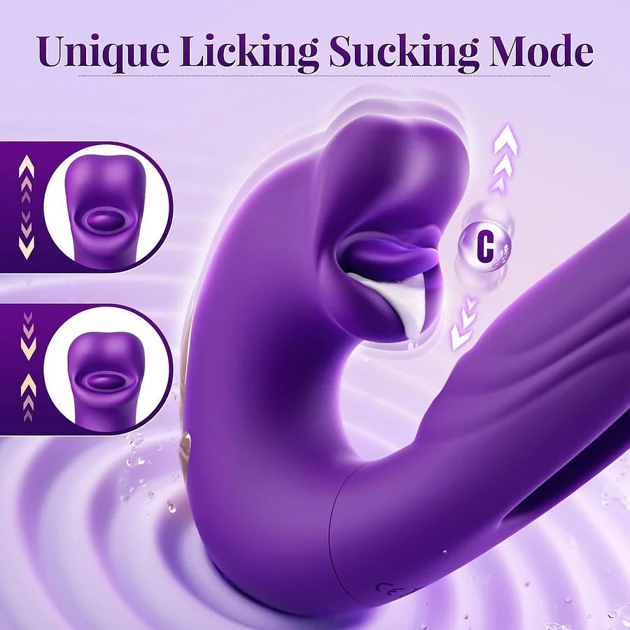 2026 New AI Sync G-Spot Personal Massager with App Control | 7 Vibration & 5 Licking Modes + Free Mystery Gift | 30-Day Money-Back Guarantee