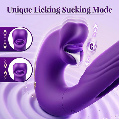 2026 New AI Sync G-Spot Personal Massager with App Control | 7 Vibration & 5 Licking Modes + Free Mystery Gift | 30-Day Money-Back Guarantee